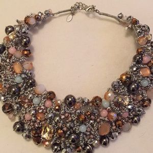 Aldo Harmonie Beaded collar necklace